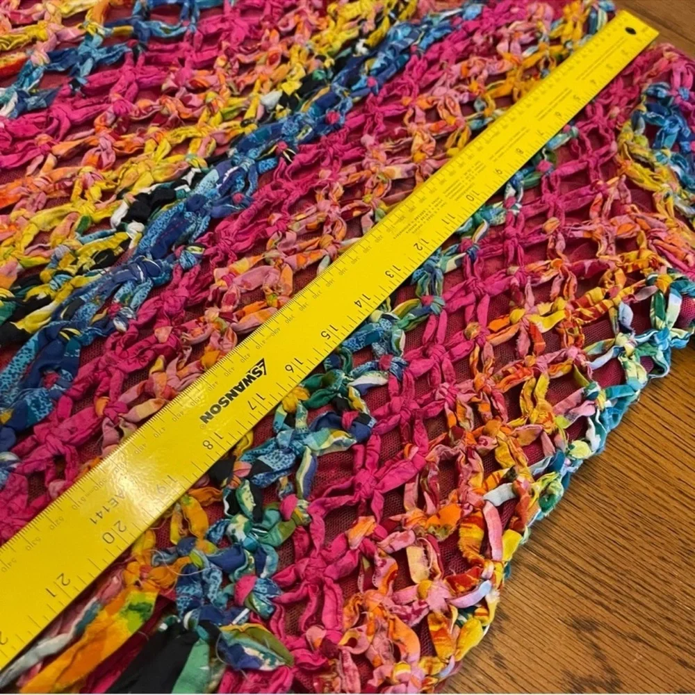 Sandy Starkman Colorful Open-Front Cardigan - Picture 5 of 10
